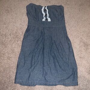Bebop Woman’s Strapless Dress Blue Size S